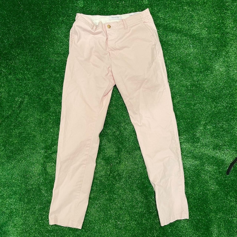 Pastel Pink Straight Leg Trousers